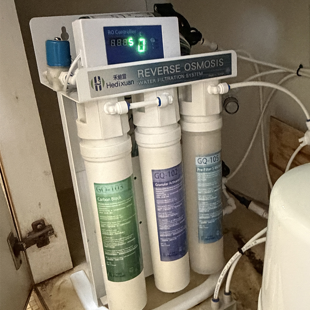 75加侖 壓力桶式 淨水器安裝案例