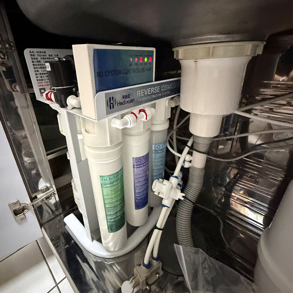 台中北區淨水器安裝案例｜EGQ-6601 廚下型淨水器使用分享，改善煮飯煮湯、泡茶、水垢與飲水品質